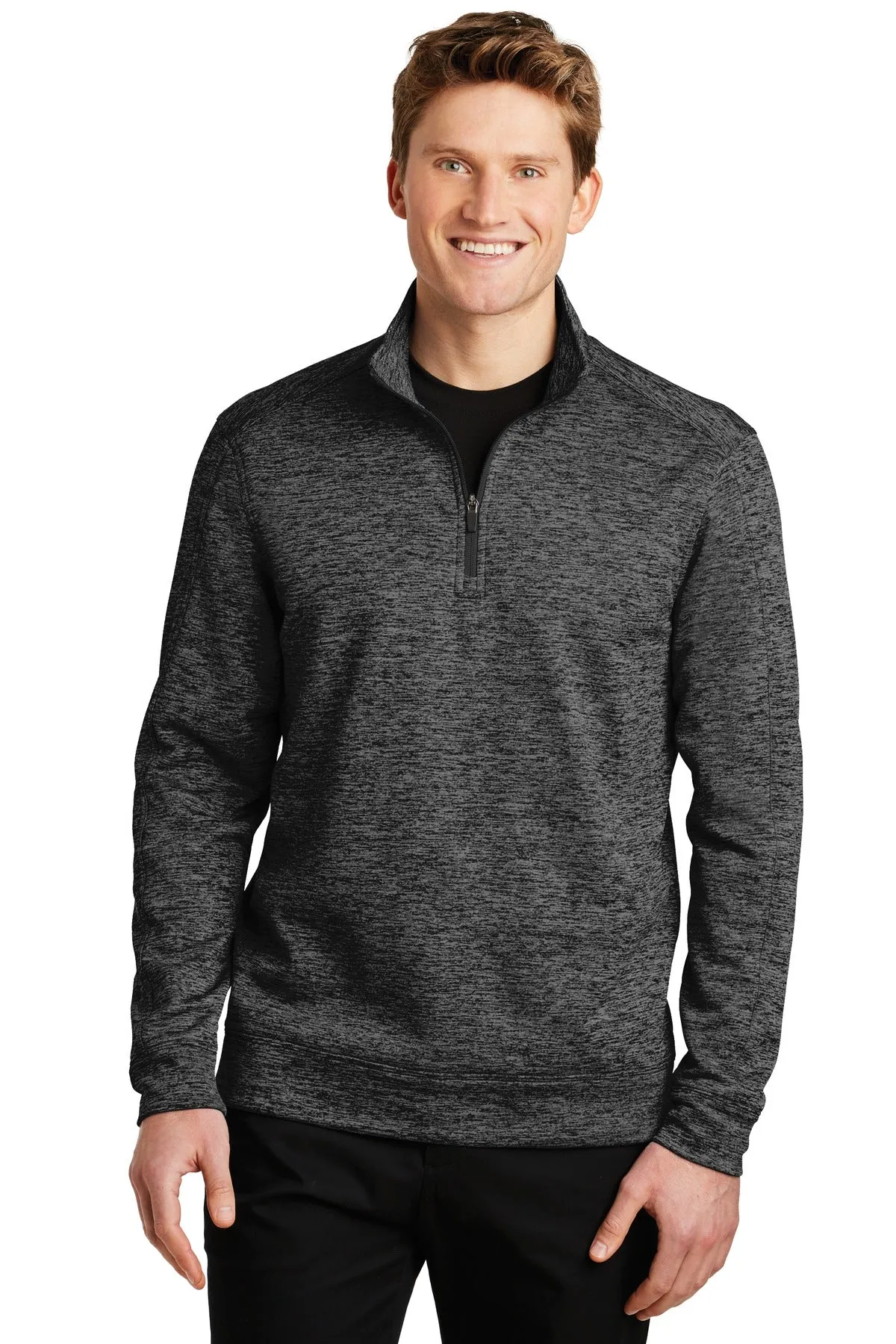 Sport-Tek® PosiCharge® Electric Heather Fleece 1/4-Zip Pullover. ST226