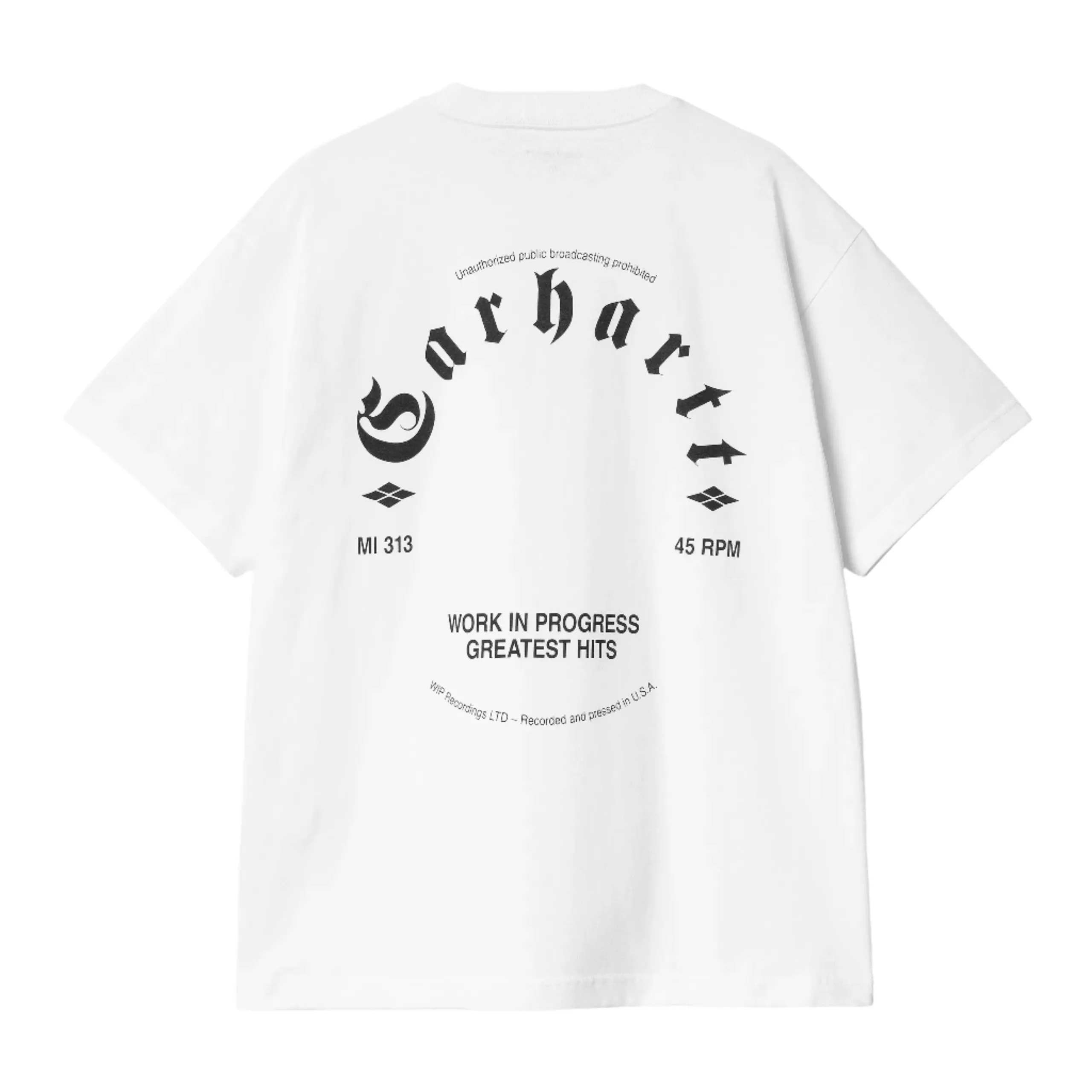 S/S Greatest Hits T-Shirt / CARHARTT WIP / WHITE