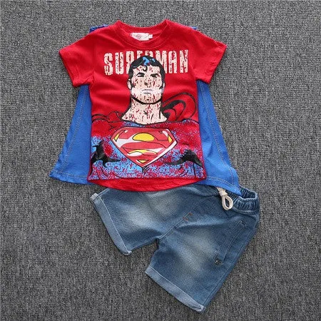 ST154 2015 new fashion boys clothes set kids loose-fitting cotton plaid shirt  pants  belt 3 pcs minion kids clothing set retail