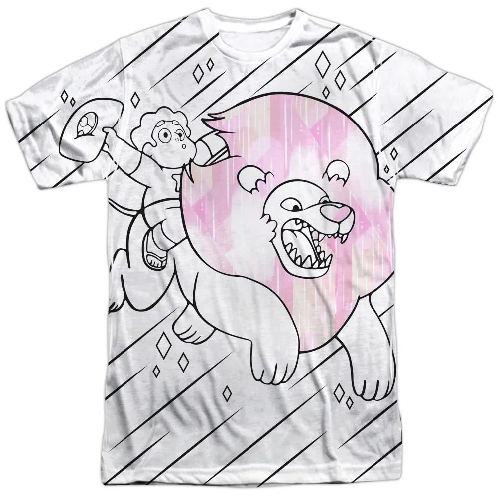 Steven Universe Stev and Lion Sublimated Adult T-Shirt