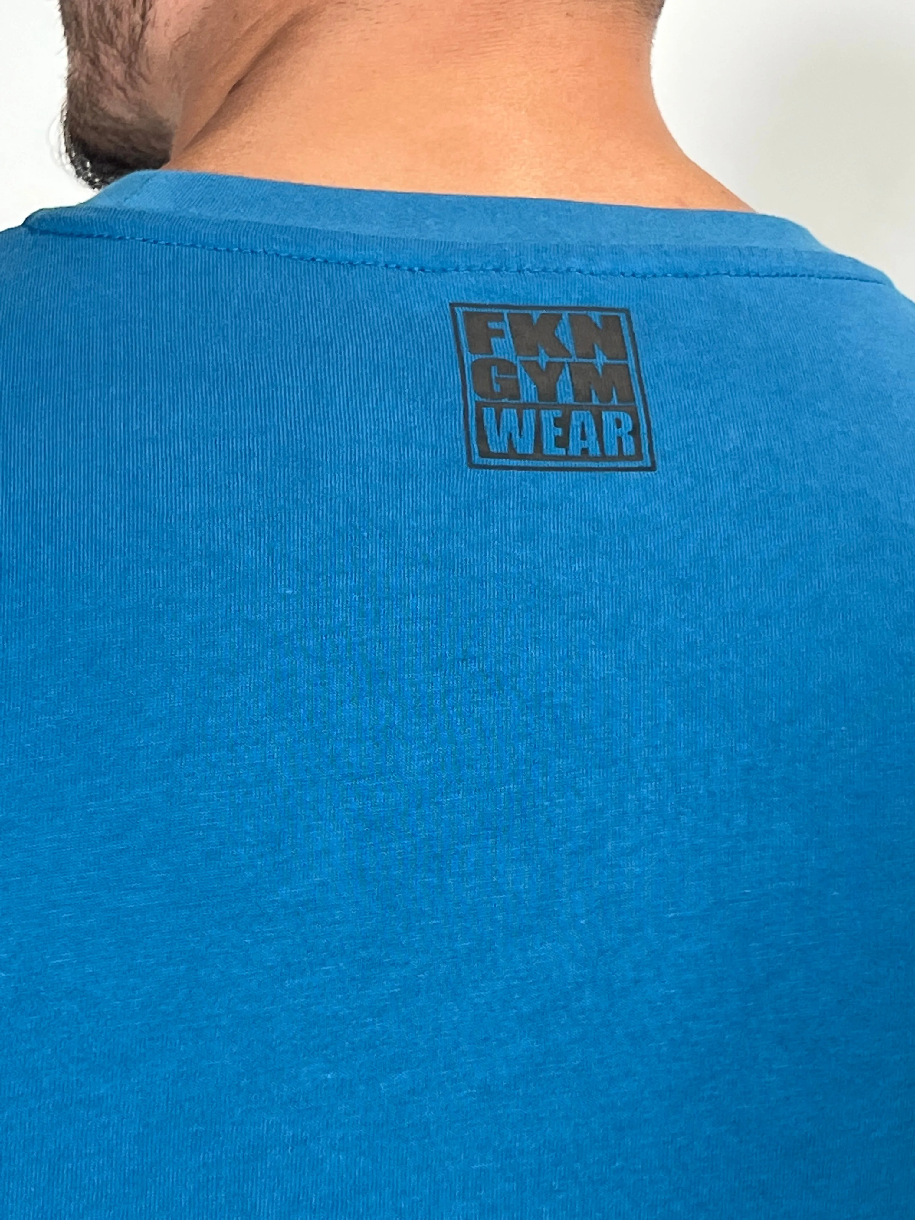 Stone | Men's Gym T-Shirt | Ocean Blue