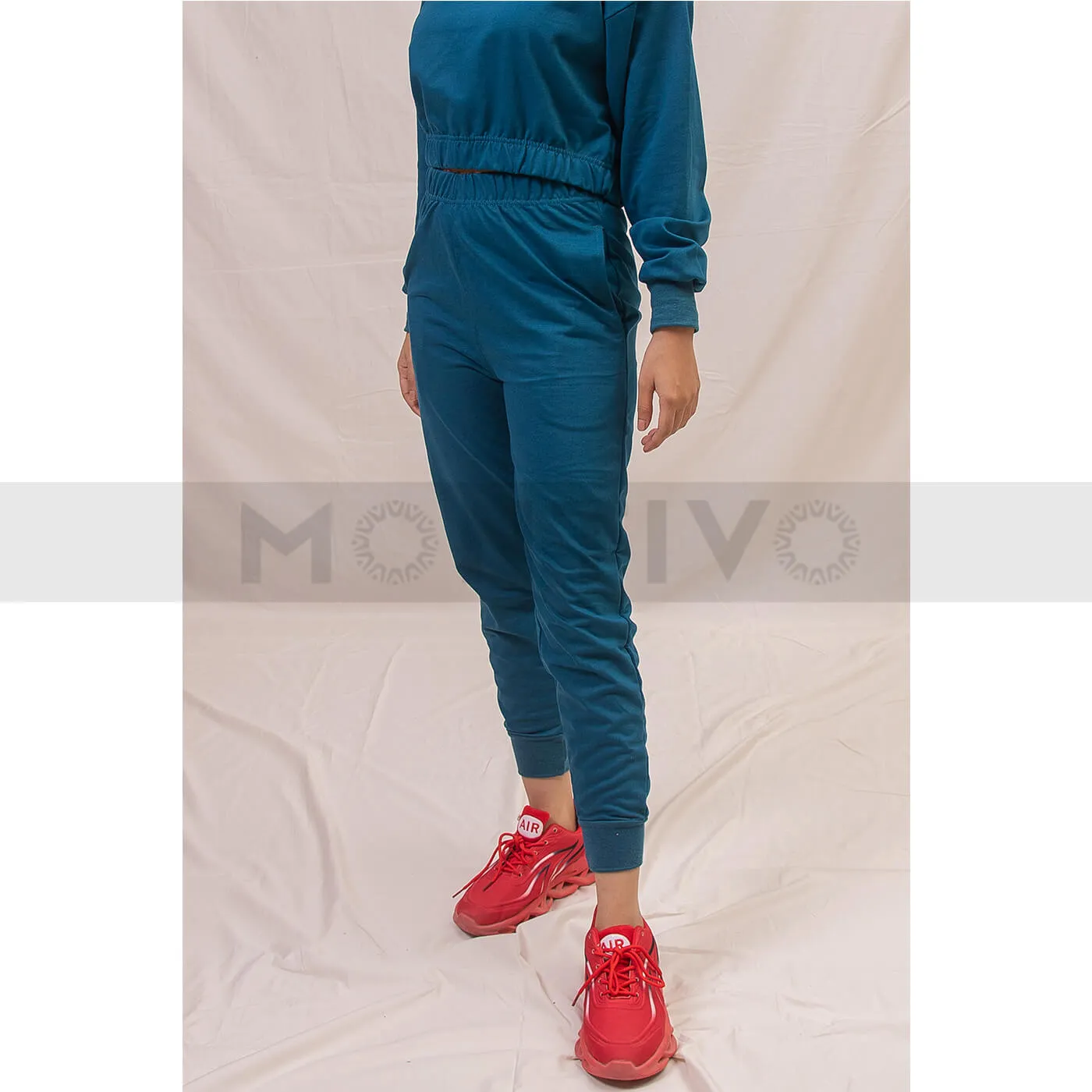 Teal Blue Joggers Trousers