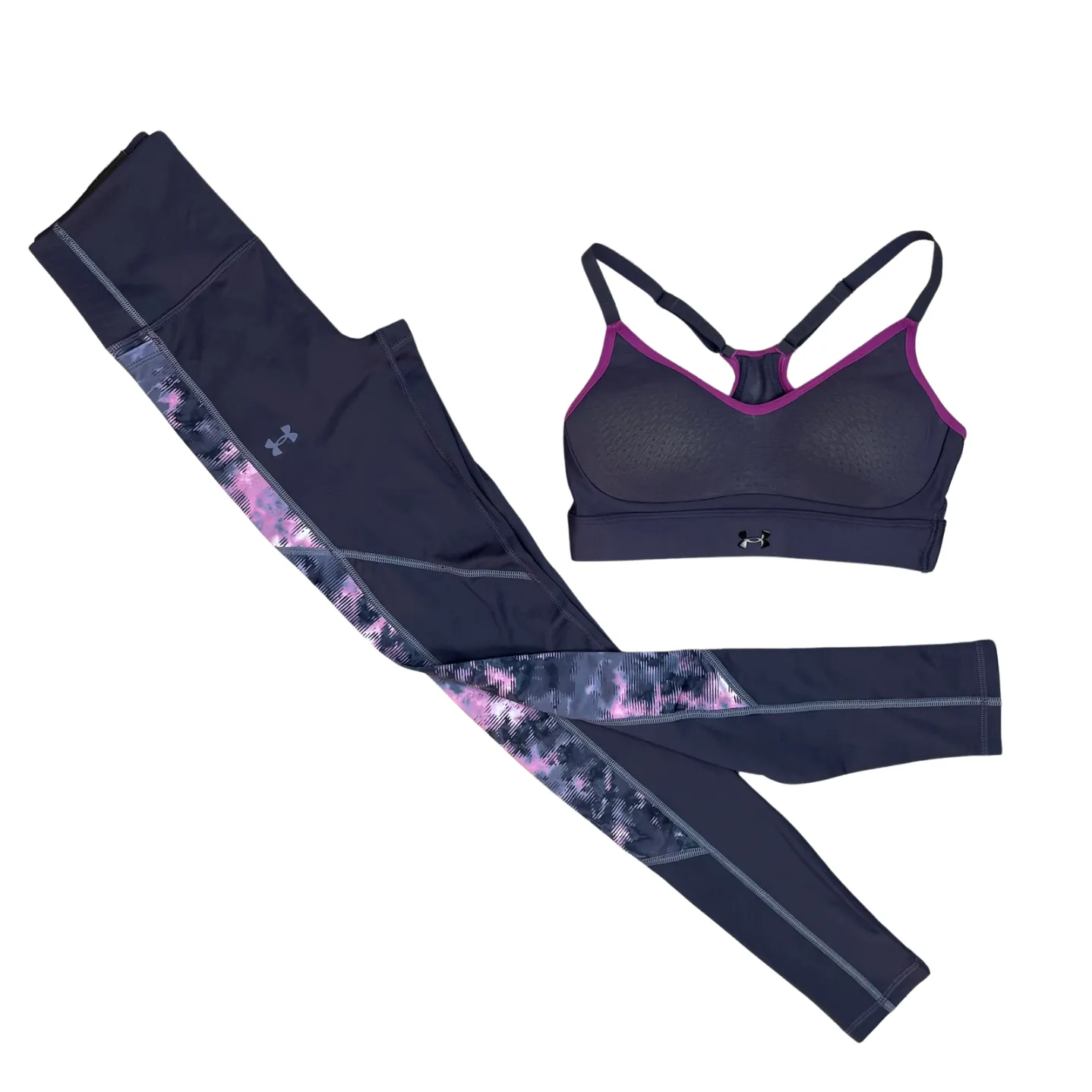 Under Armour Women’s Bra / Leggings Set - Midnight Purple