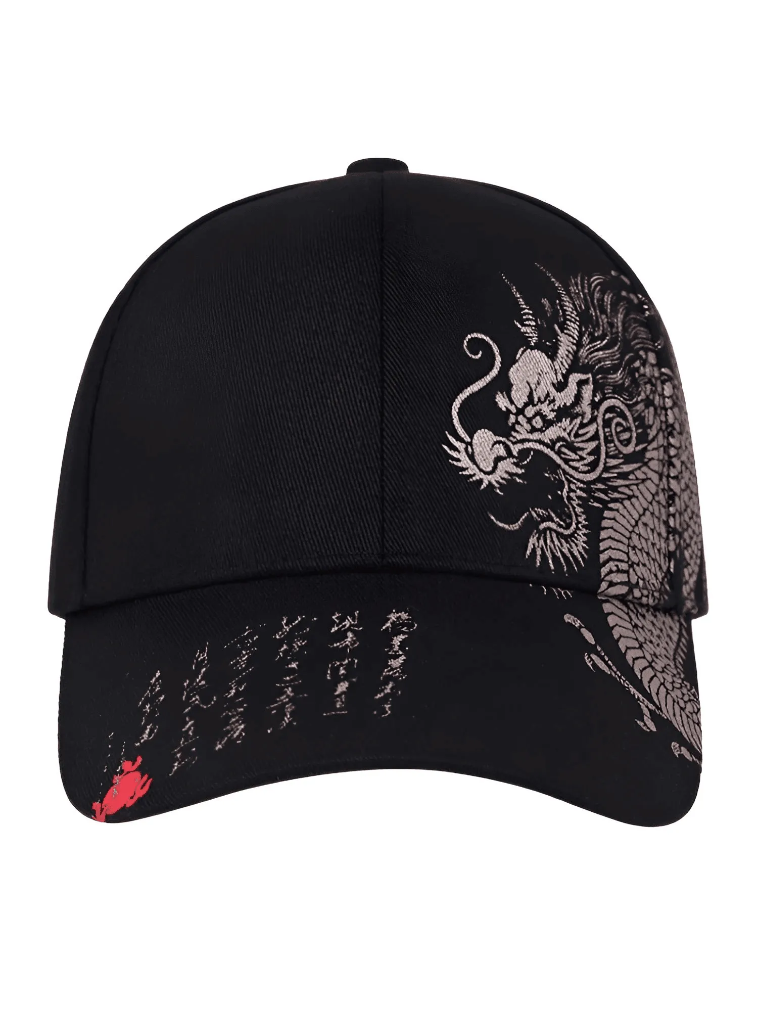 Unisex Golden Dragon Print Baseball Caps