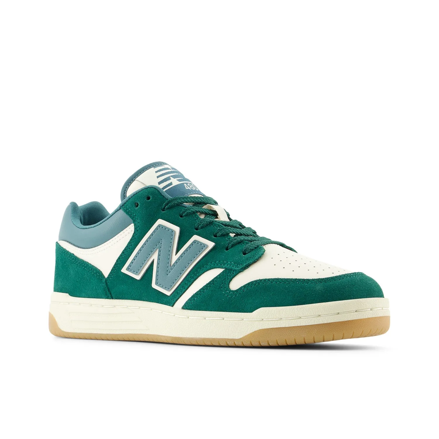 Unisex New Balance 480 Color: Marsh Green Linen