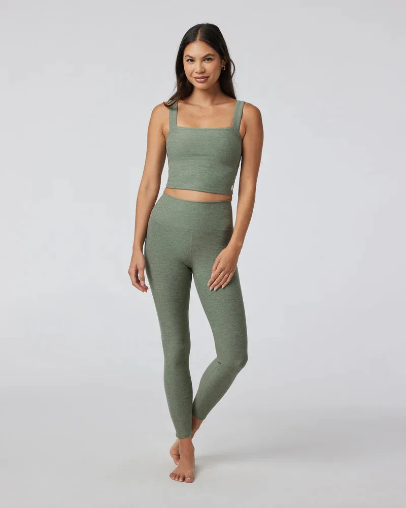 Vuori Clean Elevation Legging   - PISTACHIO HEATHER