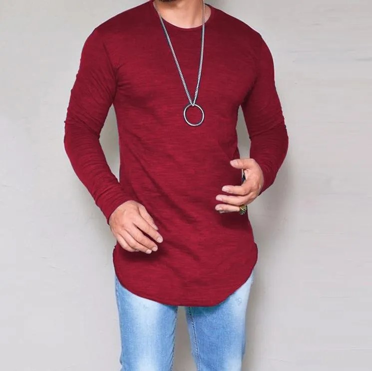 West Louis™ Fashion Elastic Soft Long Sleeve T Shirts