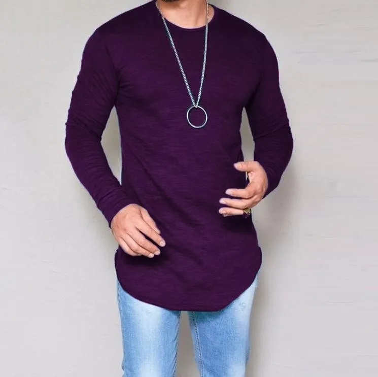 West Louis™ Fashion Elastic Soft Long Sleeve T Shirts