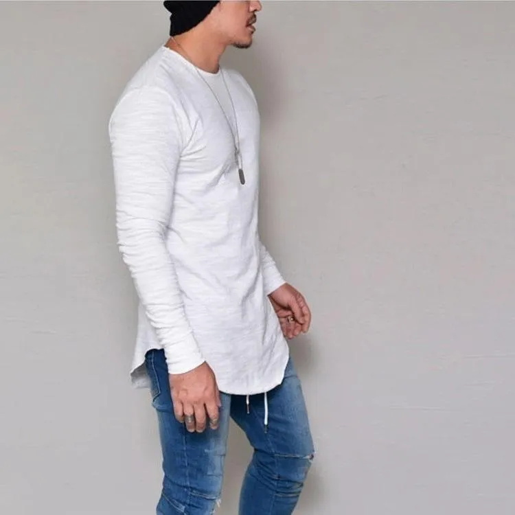 West Louis™ Fashion Elastic Soft Long Sleeve T Shirts