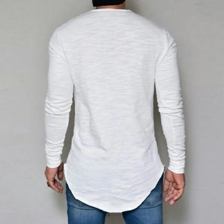 West Louis™ Fashion Elastic Soft Long Sleeve T Shirts