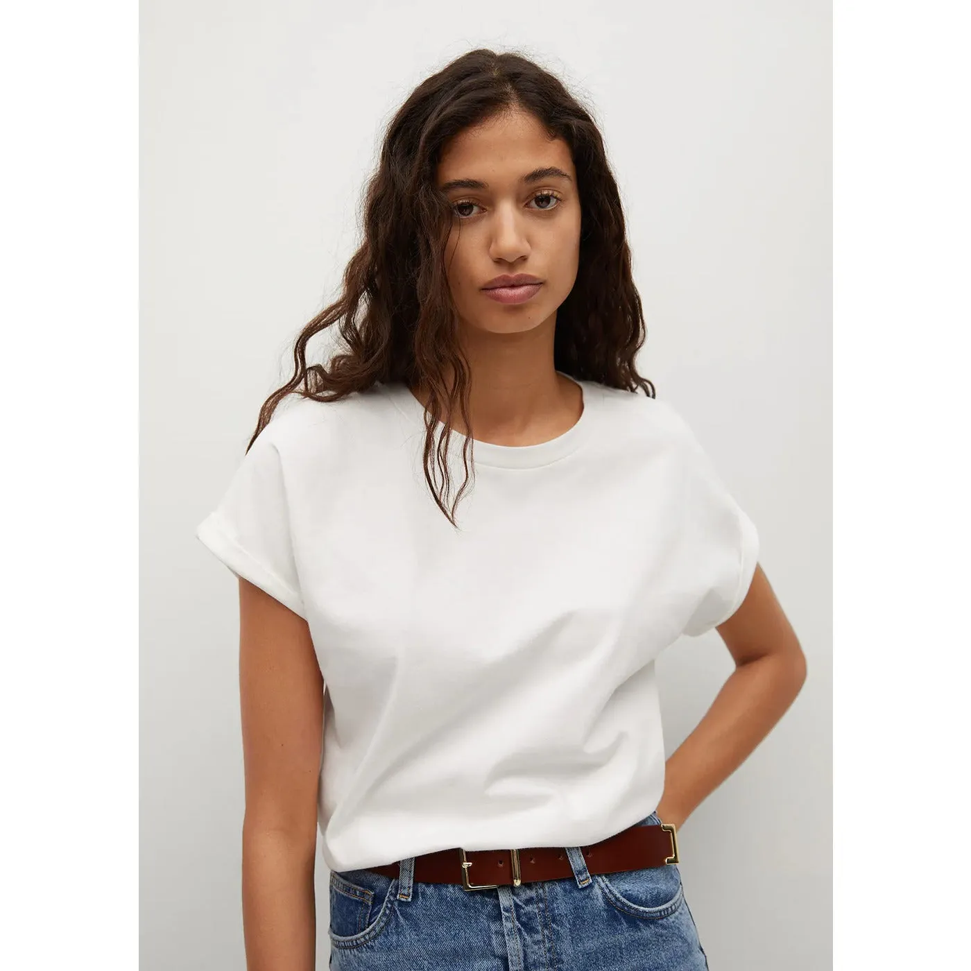 White Soft Plain Tshirt