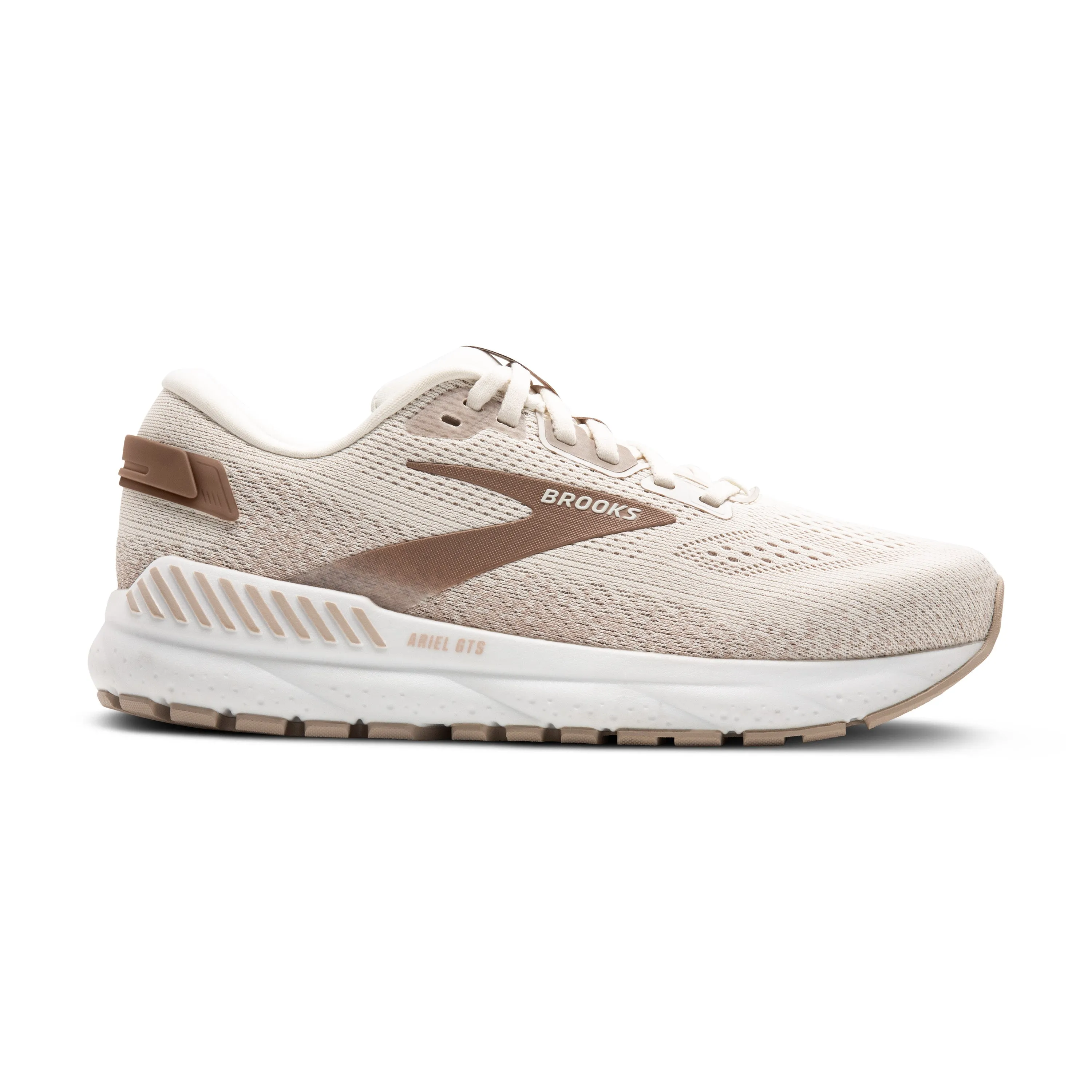 Women's Brooks Ariel GTS 24 Color: Coconut/Portabella (WIDE WIDTH)