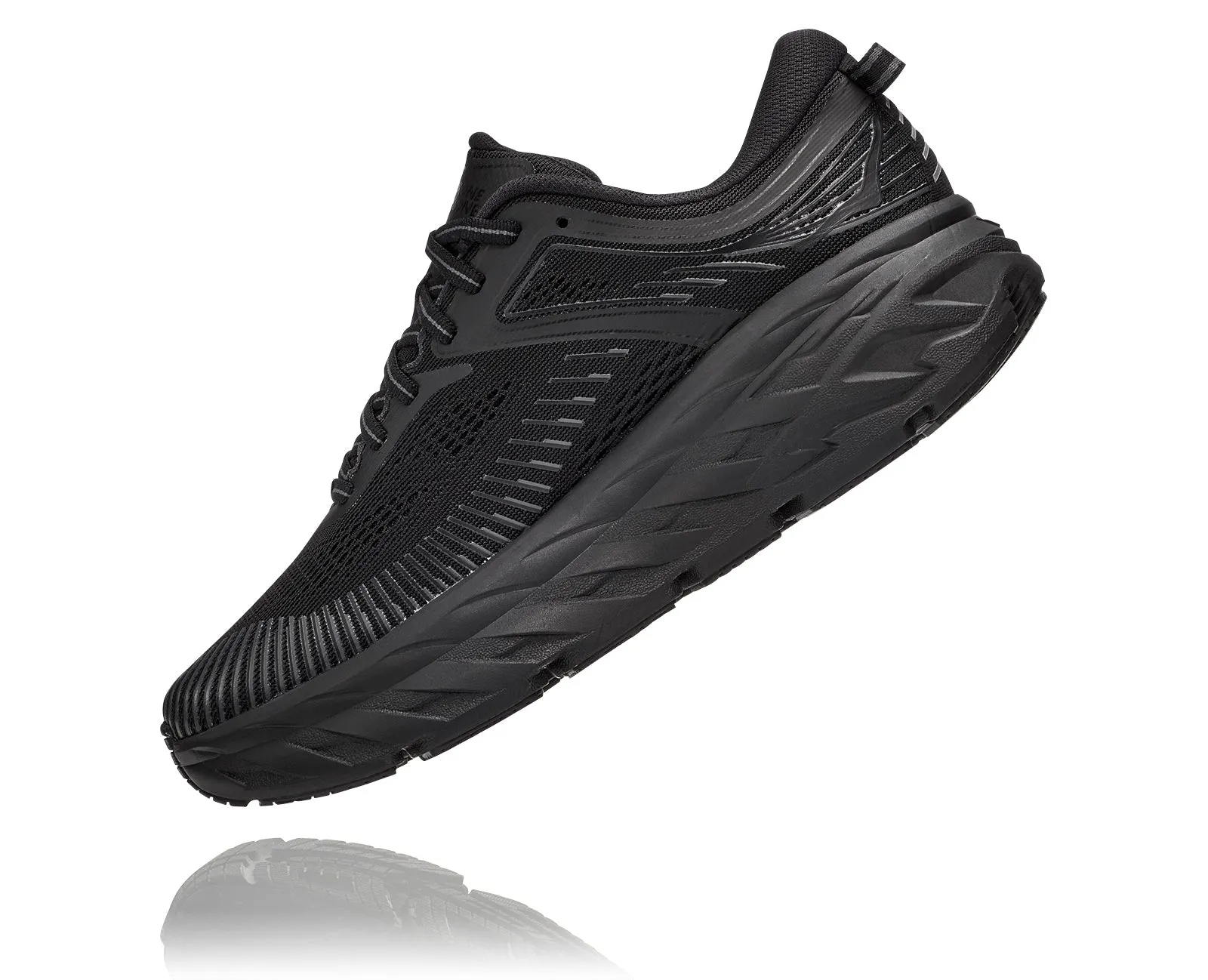 Women's Hoka Bondi 7 Color: Black/Black