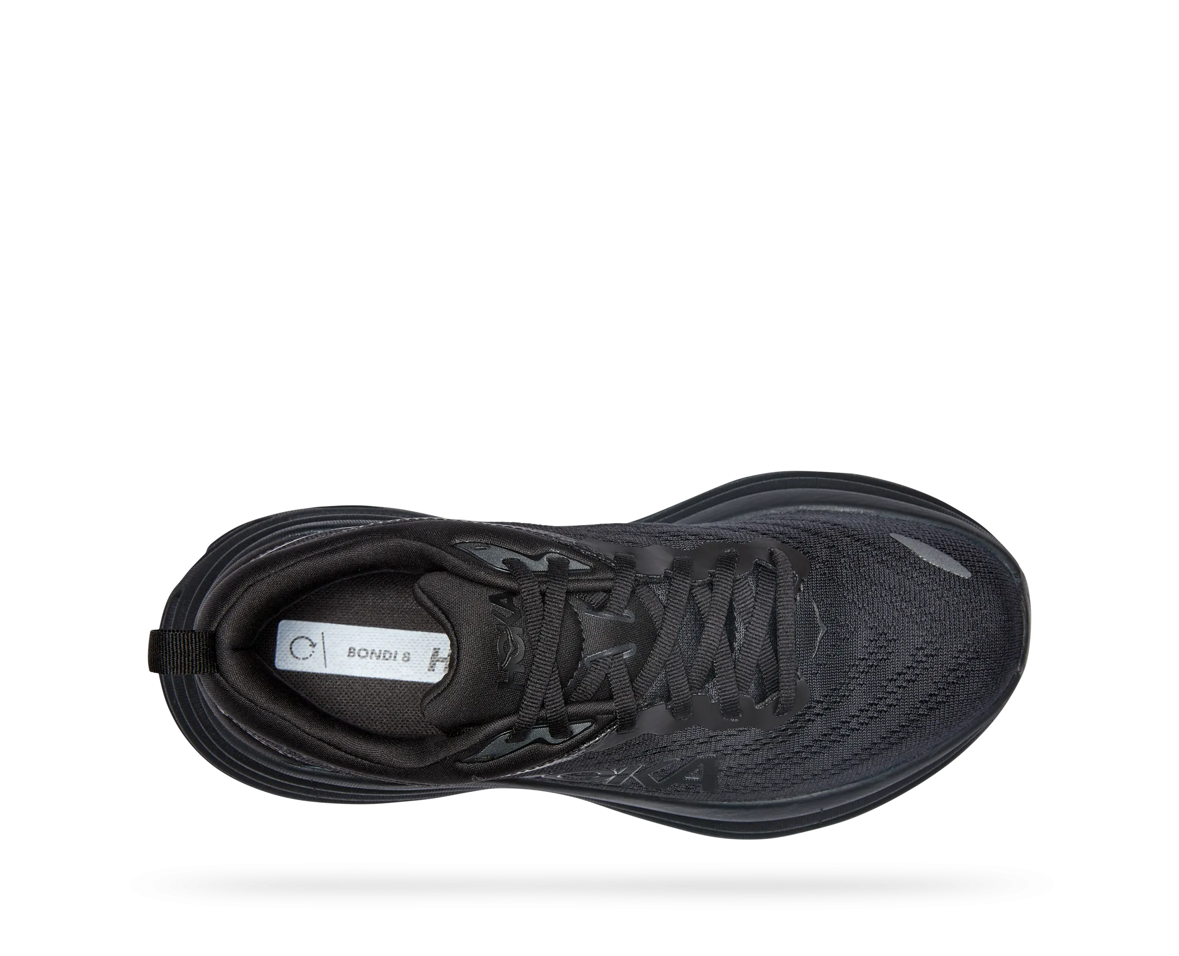 Women's Hoka Bondi 8 Color: Black / Black