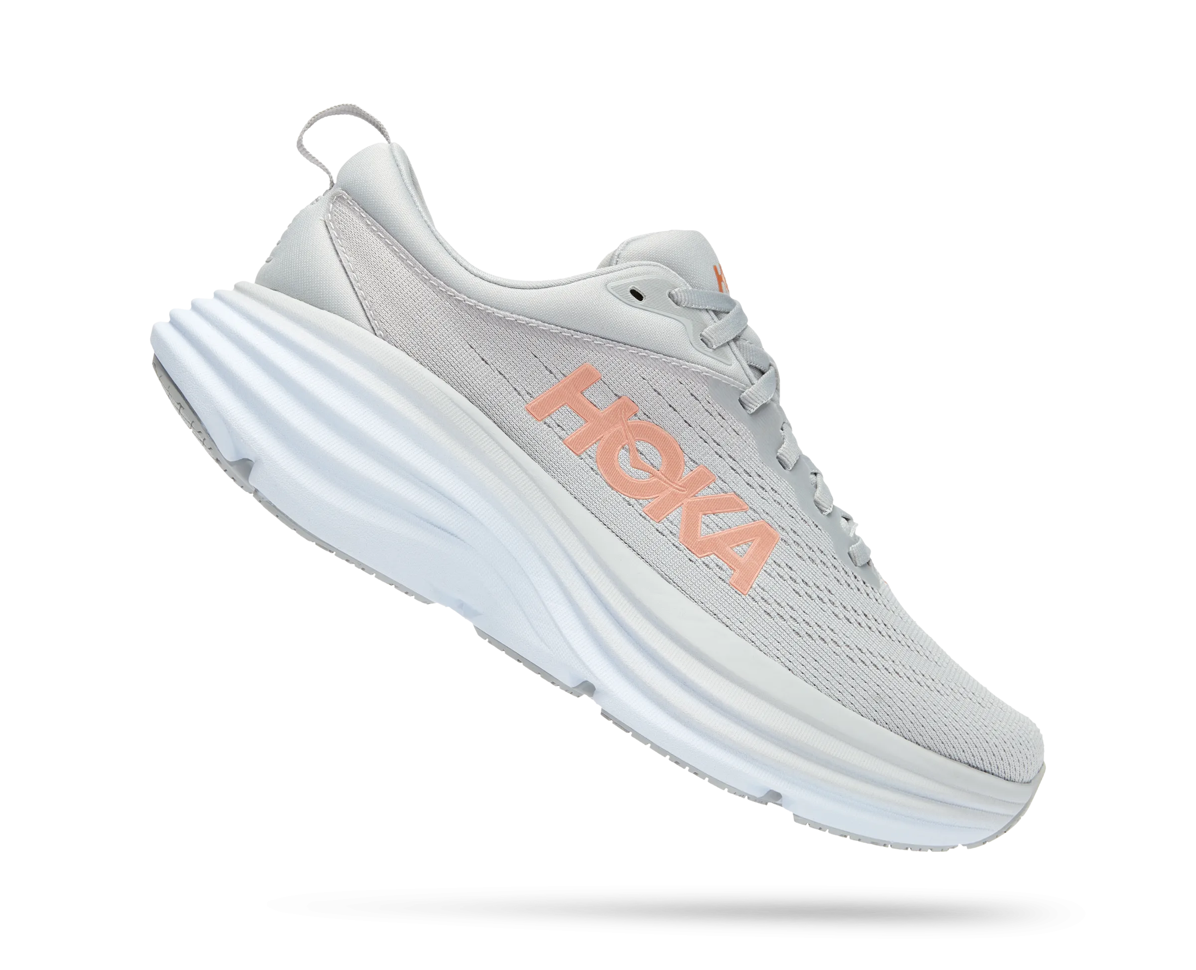 Women's Hoka Bondi 8 Color:  Harbor Mist / Lunar Rock