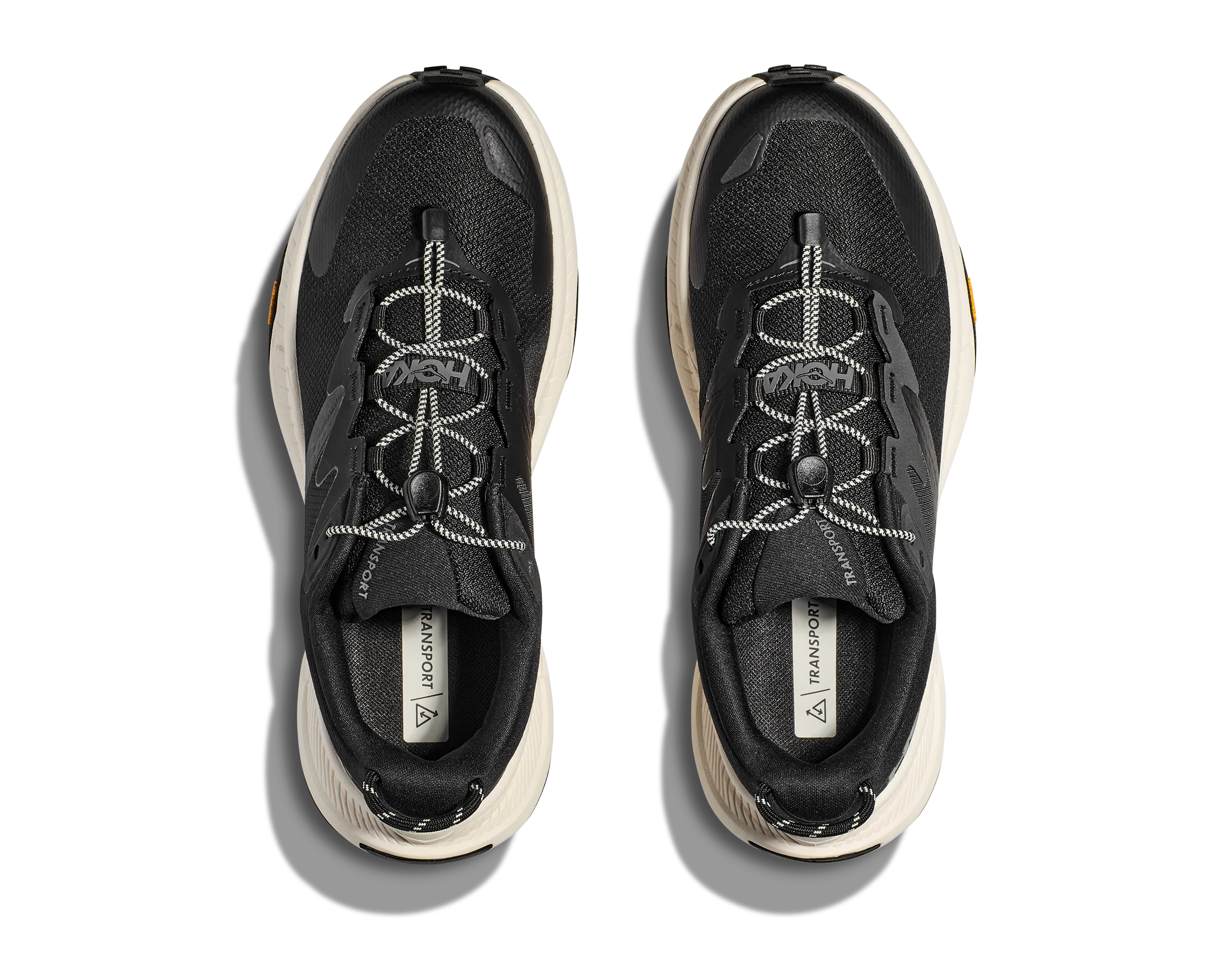 Women's Hoka Transport Color: Black / Alabaster