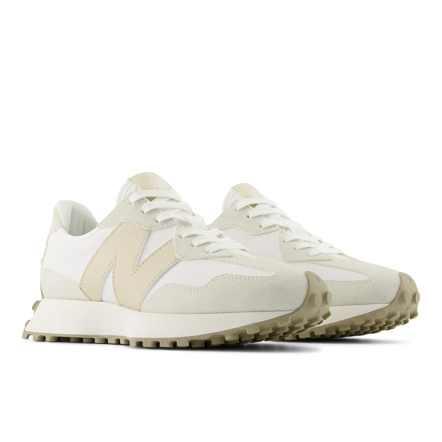 Women's New Balance 327 Color: Sea Salt with Sandstone