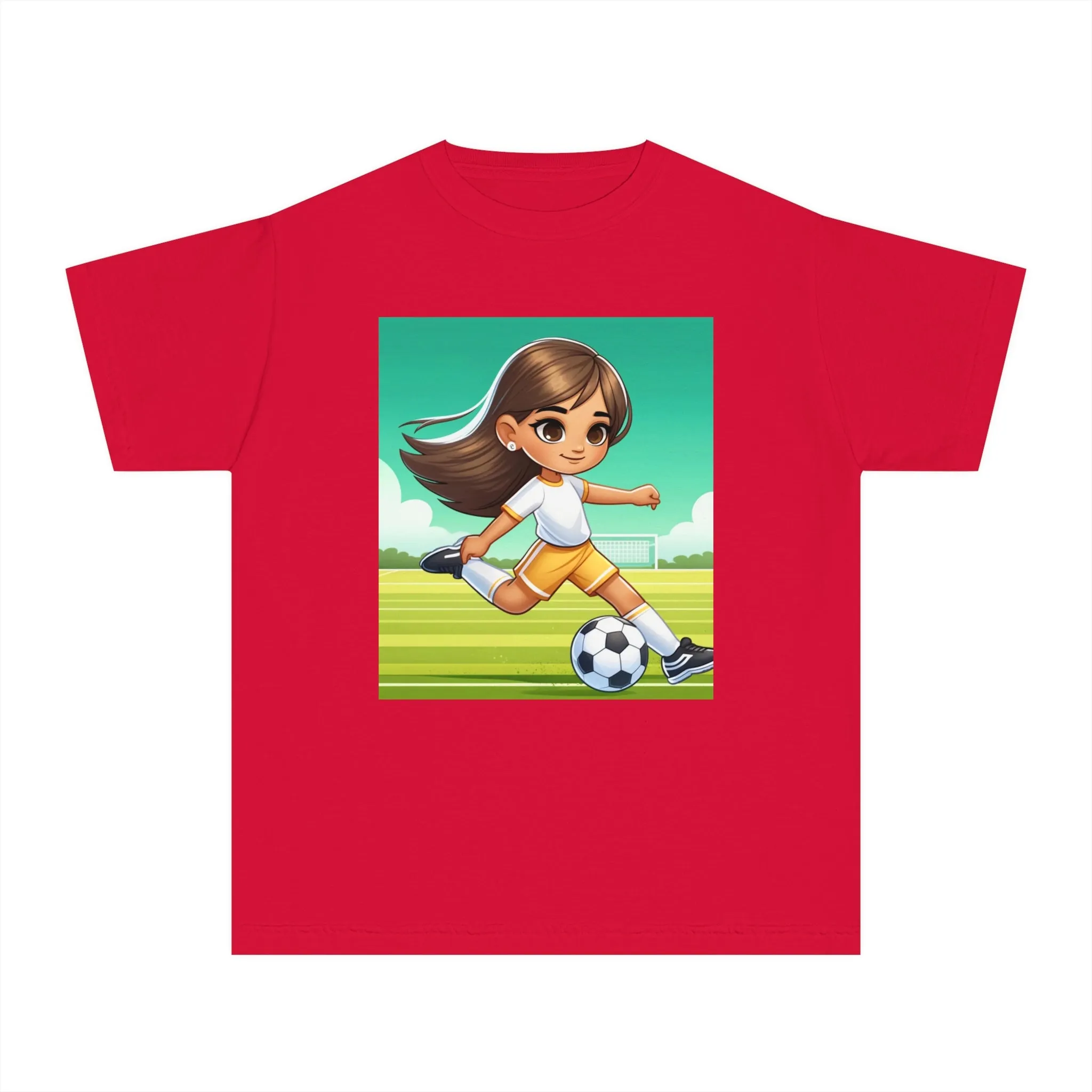 Youth - Soccer Sensation Midweight Tee (Latina / Hispanic)