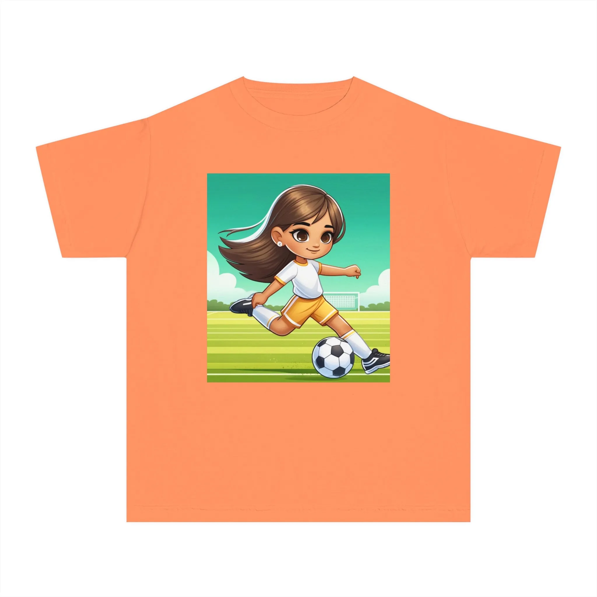 Youth - Soccer Sensation Midweight Tee (Latina / Hispanic)