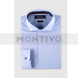 Zara Light Blue Slim Fit Shirt